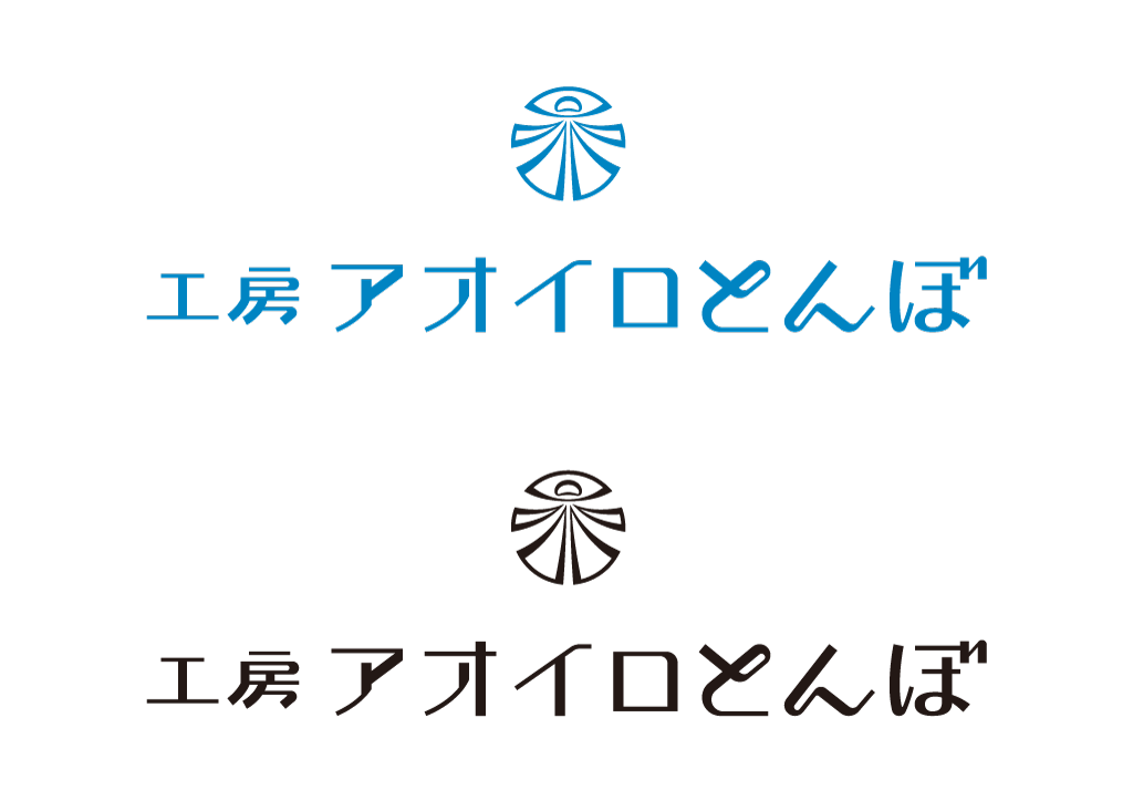 koubou-aoirotombo_logo